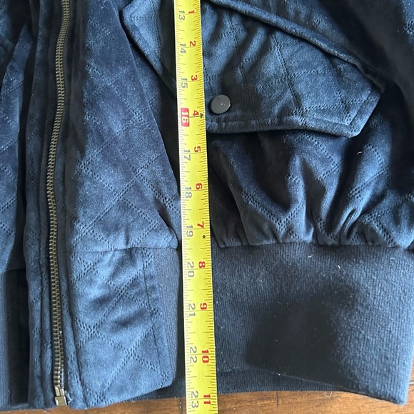FATE by LFD Black Velour Lined Jacket Size Small - Picture 5 of 12
